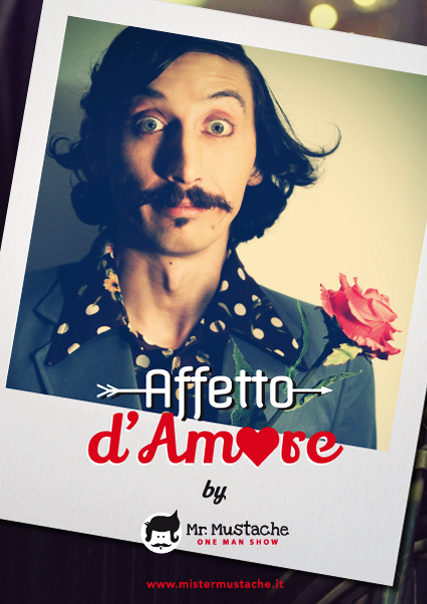 Mister mustache – clown – attore comico